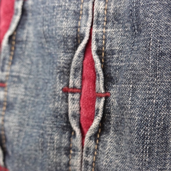 Jeans jacket size S Cappopera Italy designer’s 100% cotton denim - Picture 6 of 10